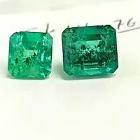 14.76 Colombian Emerald Pair