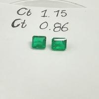 2.02ct Colombian Emerald Pair 