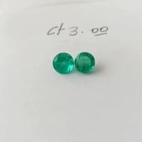 3.0 Ct. Colombian Emerald Pair Calibrated