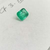 3.26 Princess Cut Colombian Emerald