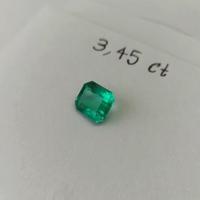 3.45ct Colombian Emerald Cut 