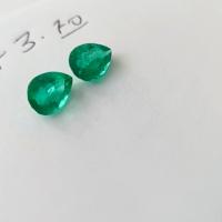 3.70 Ct. Colombian Emerald Pair