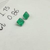 2.02ct Colombian Emerald Pair 