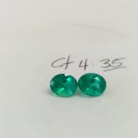 4.35 Ct. Colombian Emerald Pair