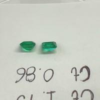 2.02ct Colombian Emerald Pair 