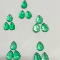 Colombian Emerald Teardrop Sets