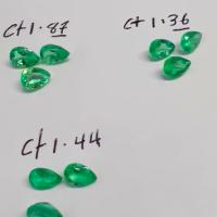 Colombian Emerald Teardrop Sets