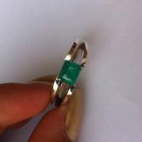 0.50 Ct. Colombian Emerald Ring 