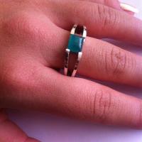 0.50 Ct. Colombian Emerald Ring 