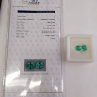 5.22  Ct.  Colombian Emerald Pair - Ovals  (Exceptional)