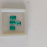 6.98 Ct. Original Colombian Emerald Set (Exceptional , Investment Grade)