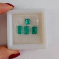 6.98 Ct. Original Colombian Emerald Set (Exceptional , Investment Grade)