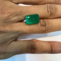 7.39  Ct.  Colombian Emerald 