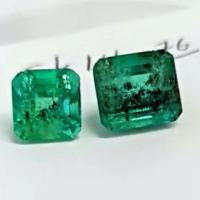 14.76 Colombian Emerald Pair