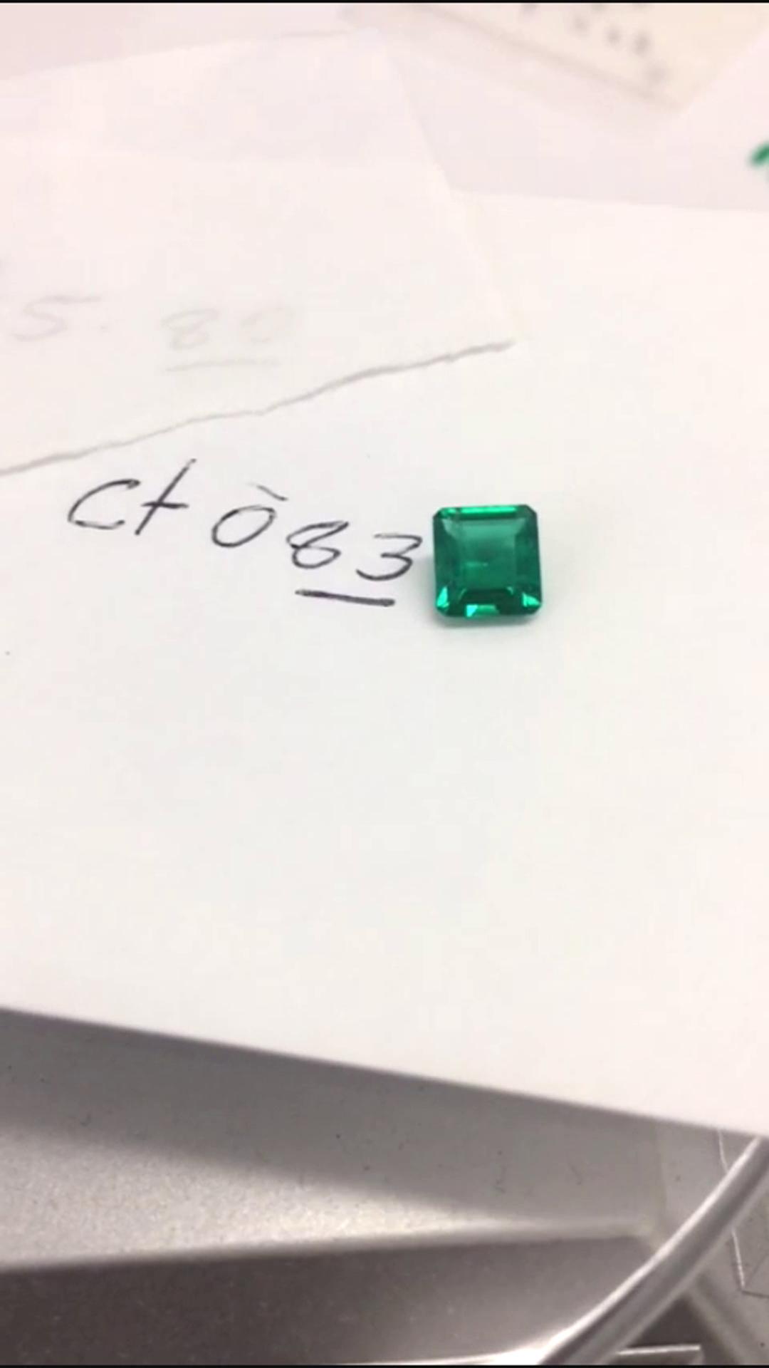 0.83ct Colombian Emerald  ( Exceptional )