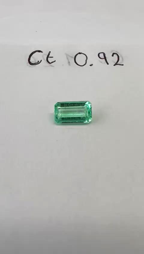 0.92  Ct. Colombian Emerald 