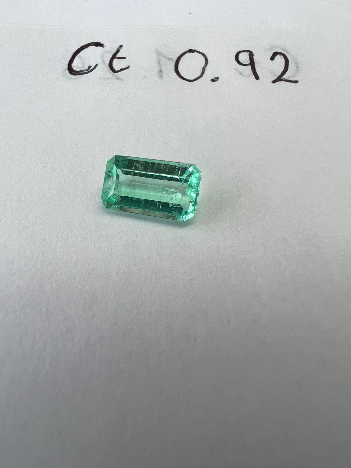 0.92  Ct. Colombian Emerald 