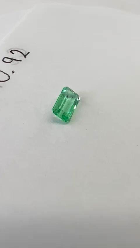 0.92  Ct. Colombian Emerald 