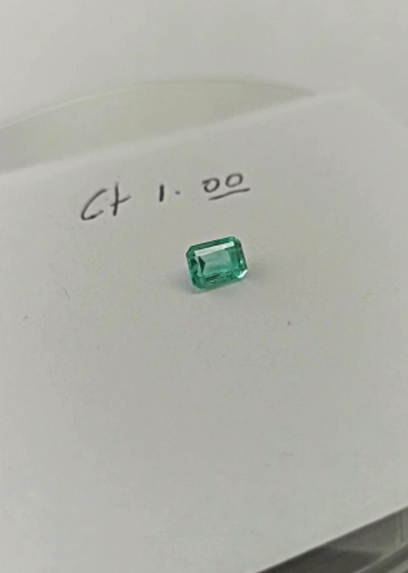 1.0ct Colombian Emerald 