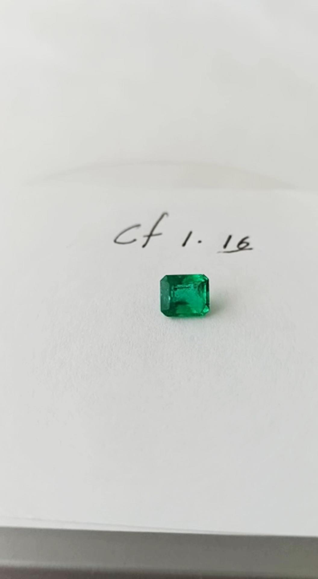 1.16 Ct. Colombian Emerald ( Exceptional )