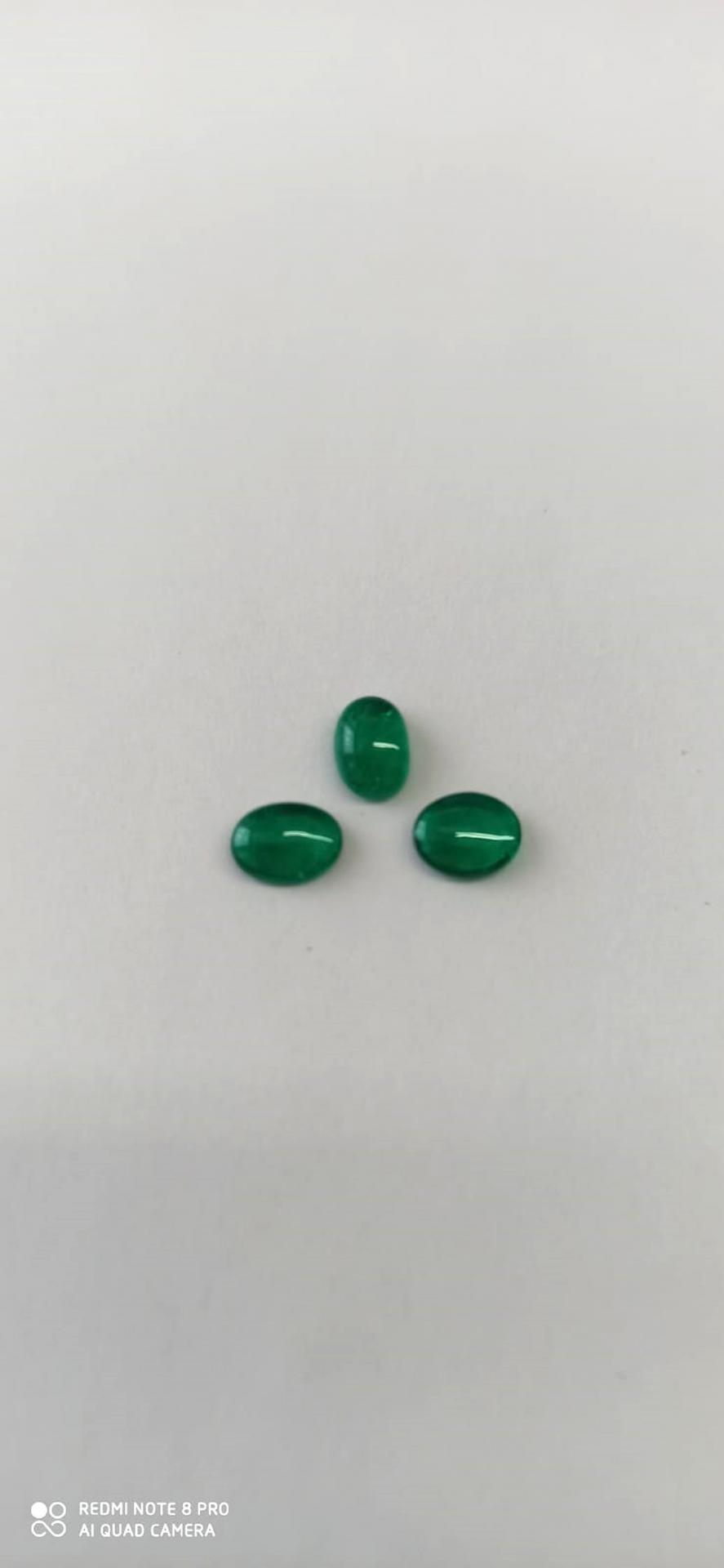 16.40ct Colombian Cabochon Emerald Lot 