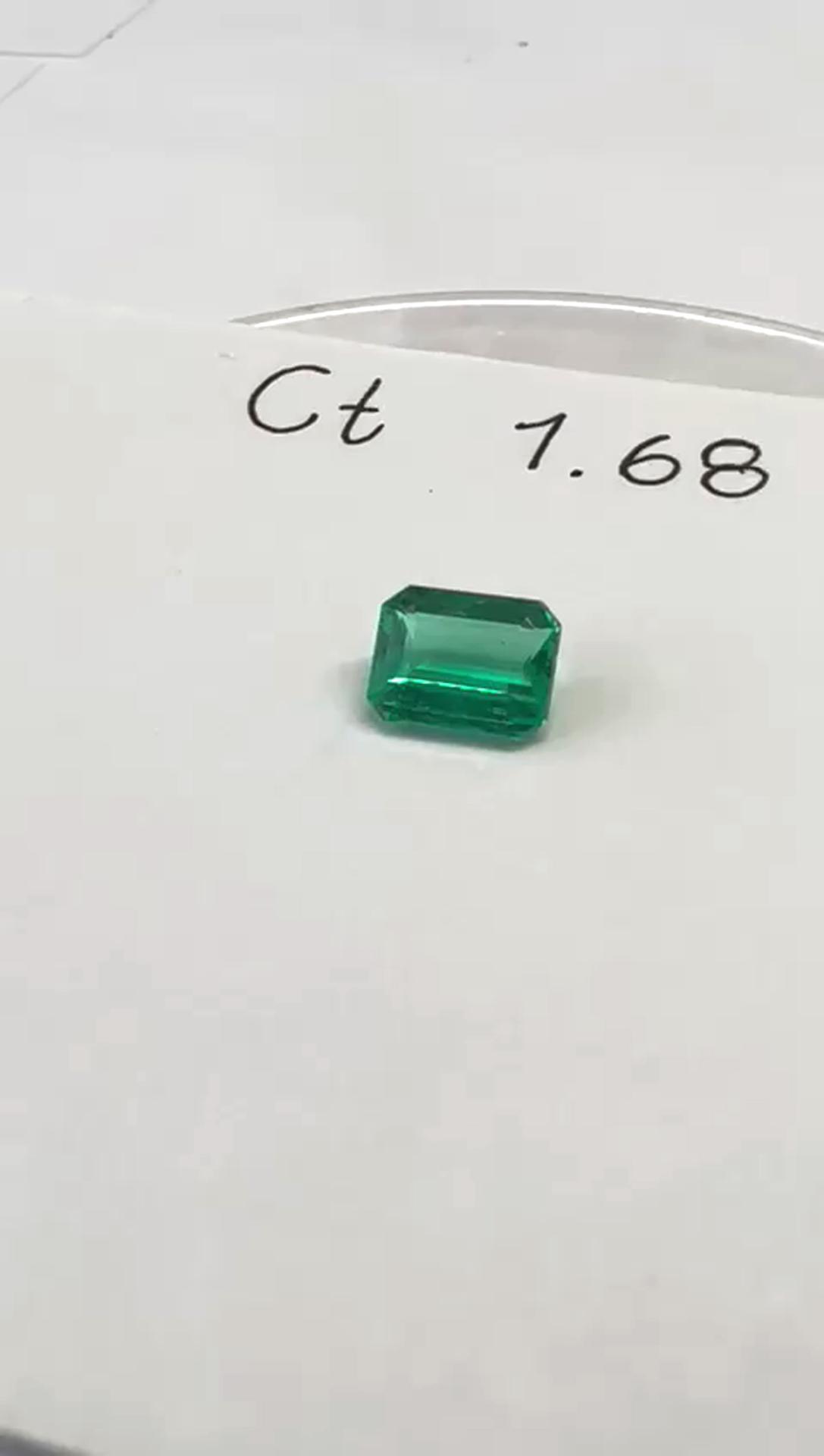 1.68ct Colombian  Emerald ( Exceptional) 