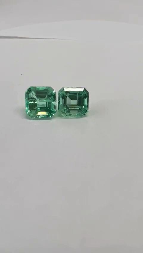 1.74 Ct. Colombian Emerald Pair