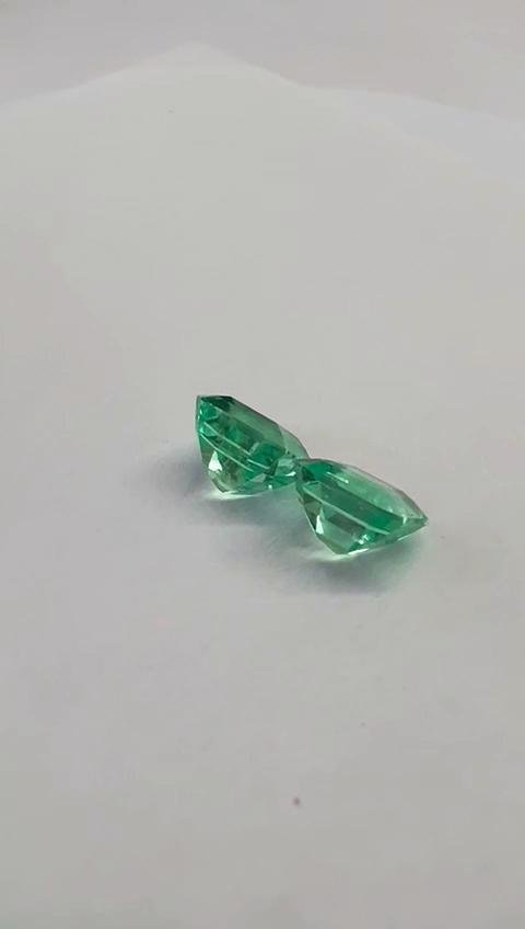 1.74 Ct. Colombian Emerald Pair