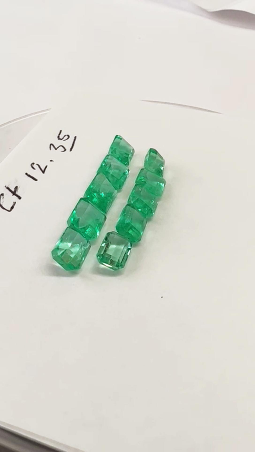 12.35 Ct. Colombian Emerald Lot 