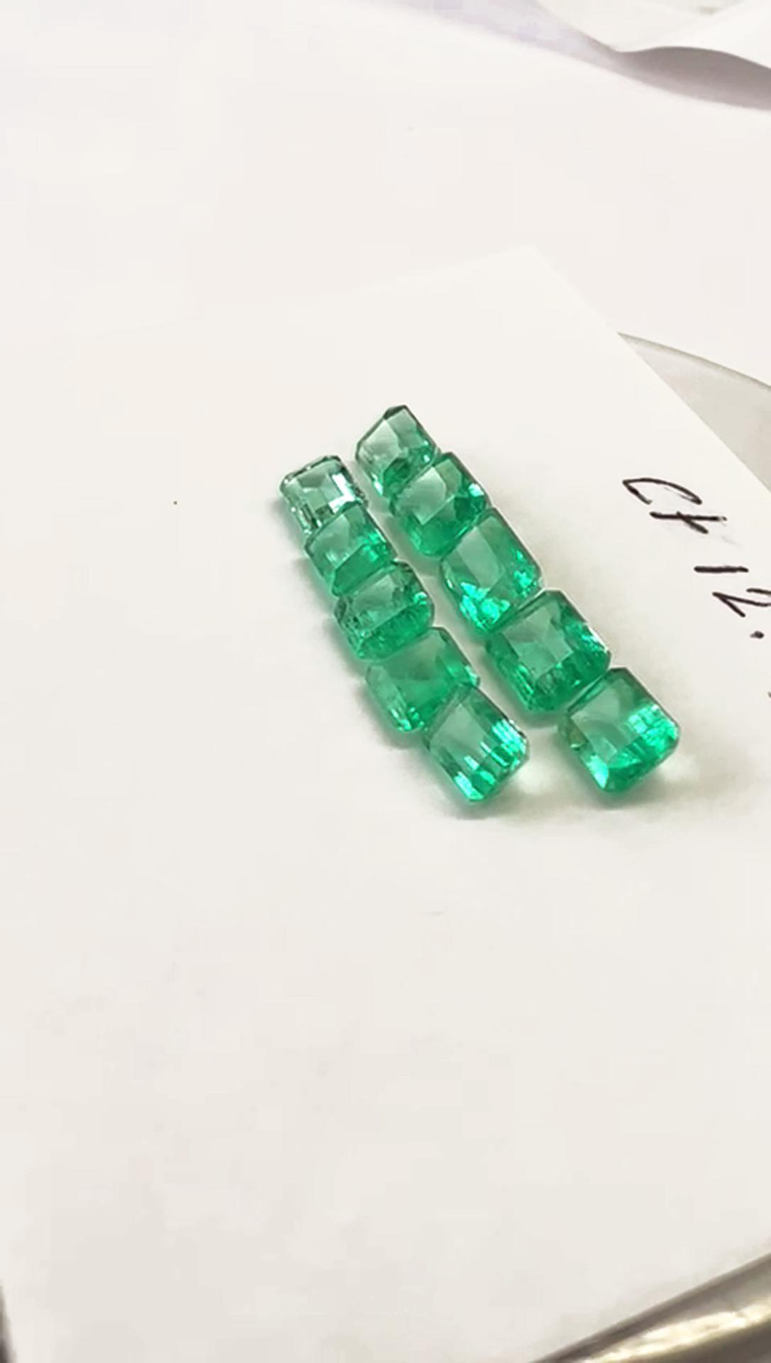 12.35 Ct. Colombian Emerald Lot 