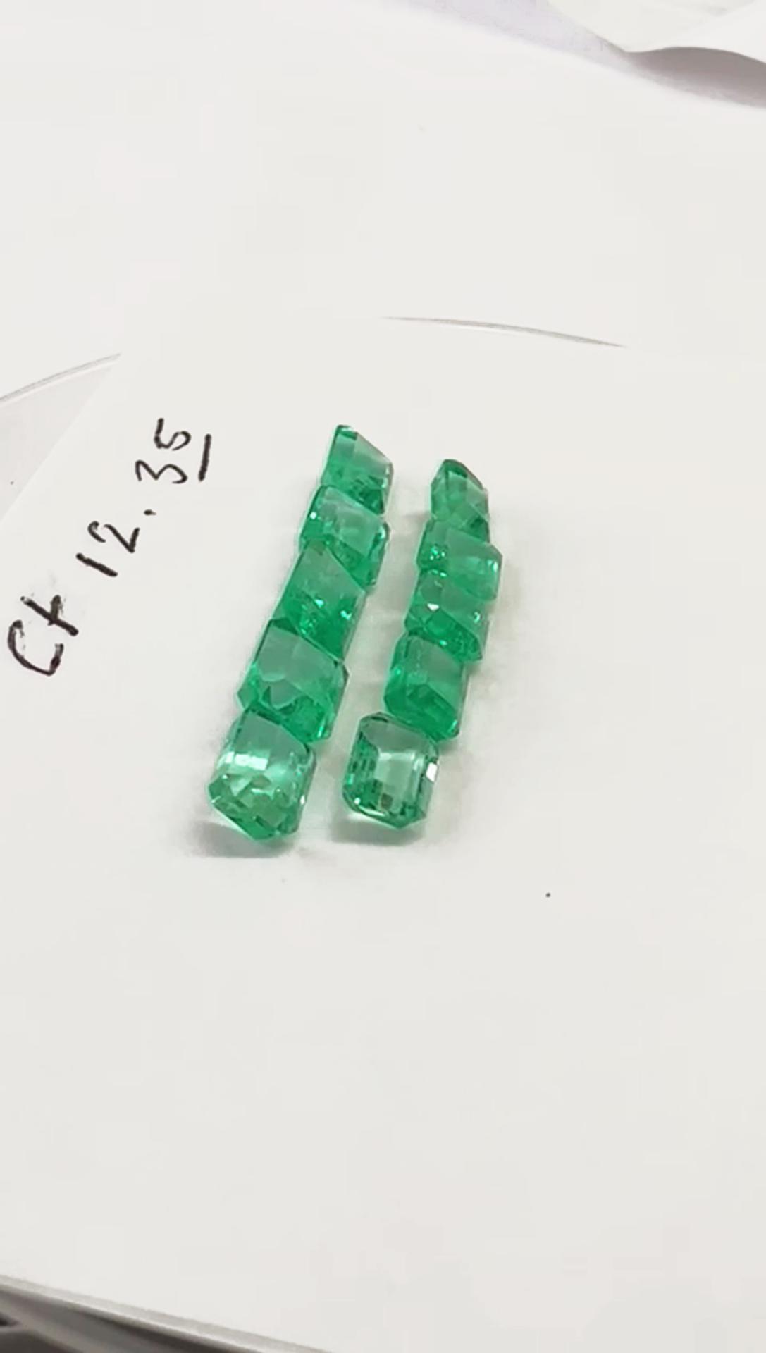 12.35 Ct. Colombian Emerald Lot 