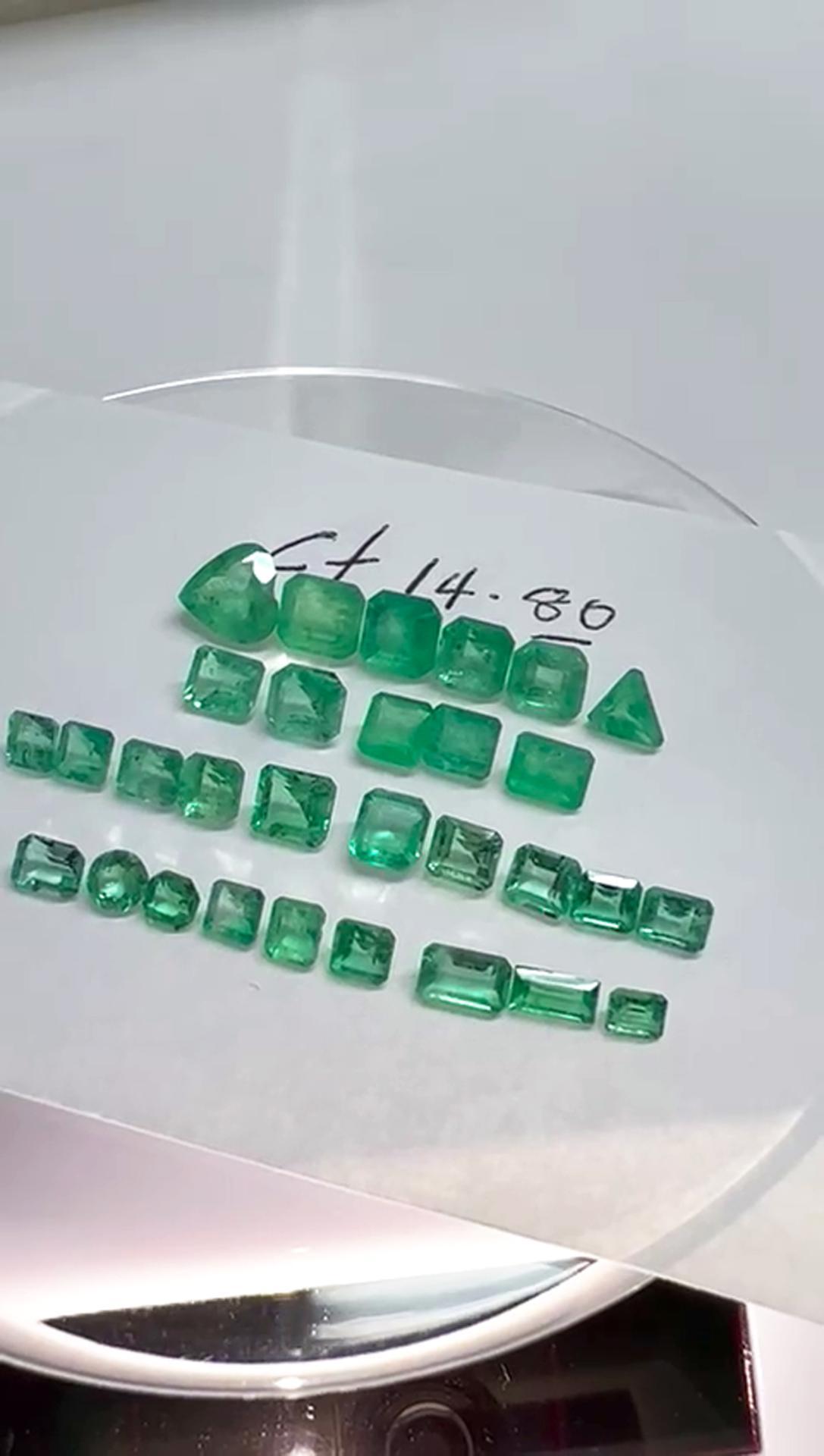 14.80 Ct. Colombian Emerald Lot 