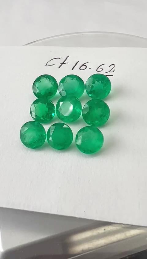 16.62 Ct. Colombian Rounds Lot (8mm)
