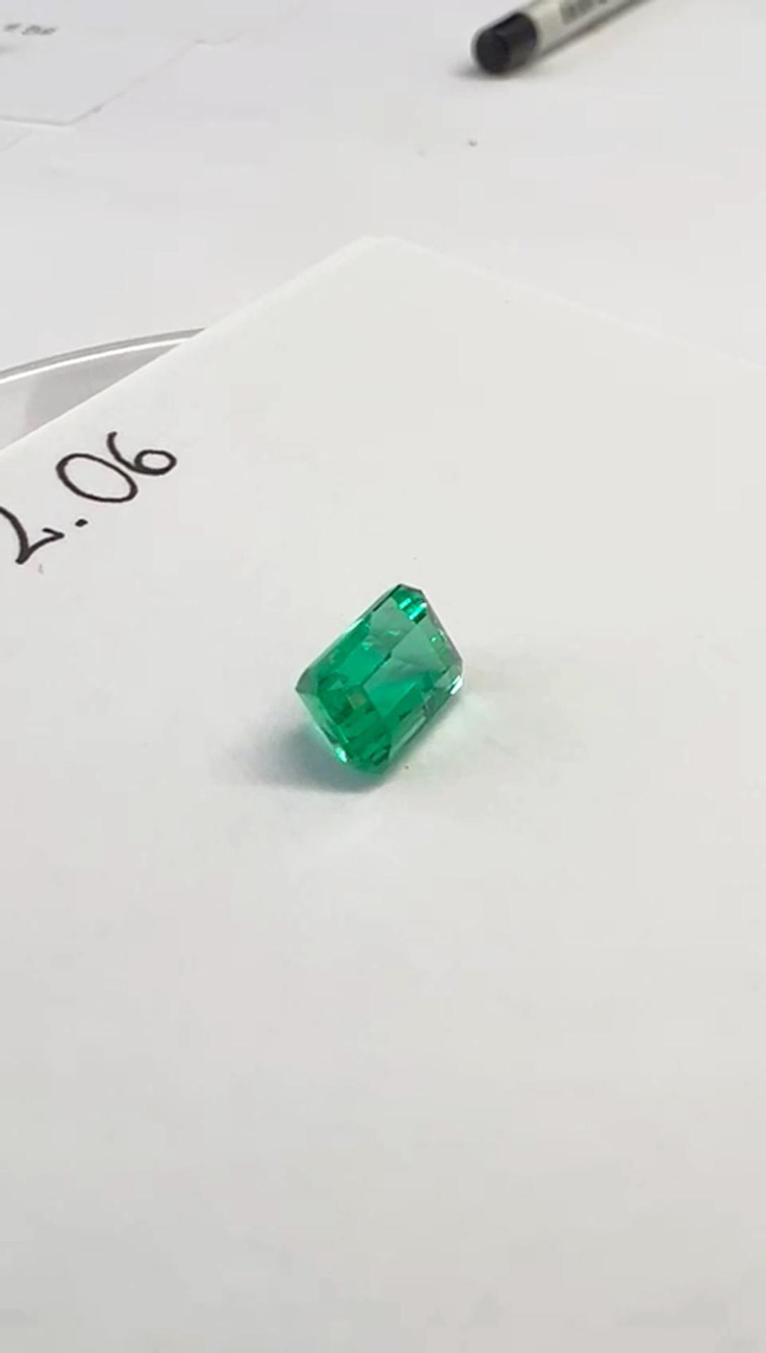 2.06 Ct. Colombian Emerald ( Exceptional)