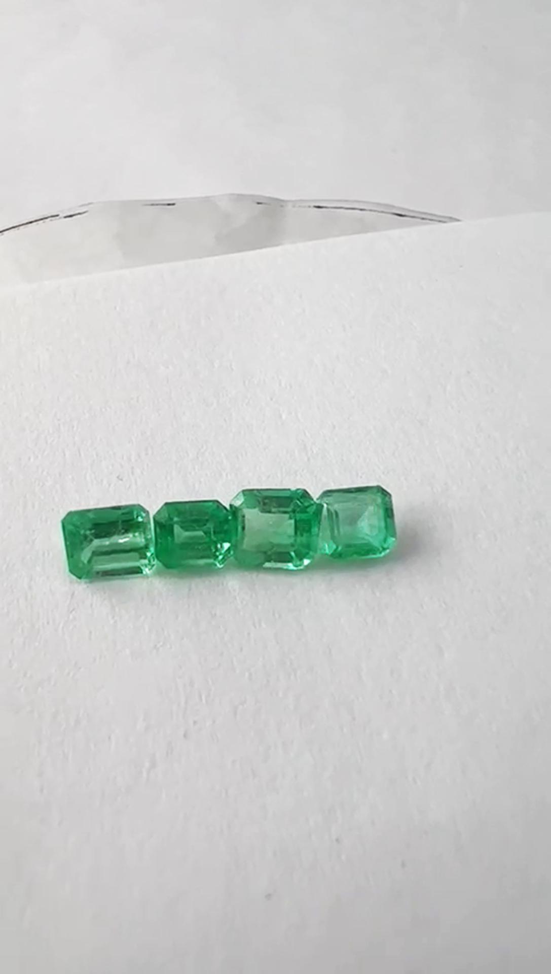 2.41 Ct. Colombian Emerald Set 