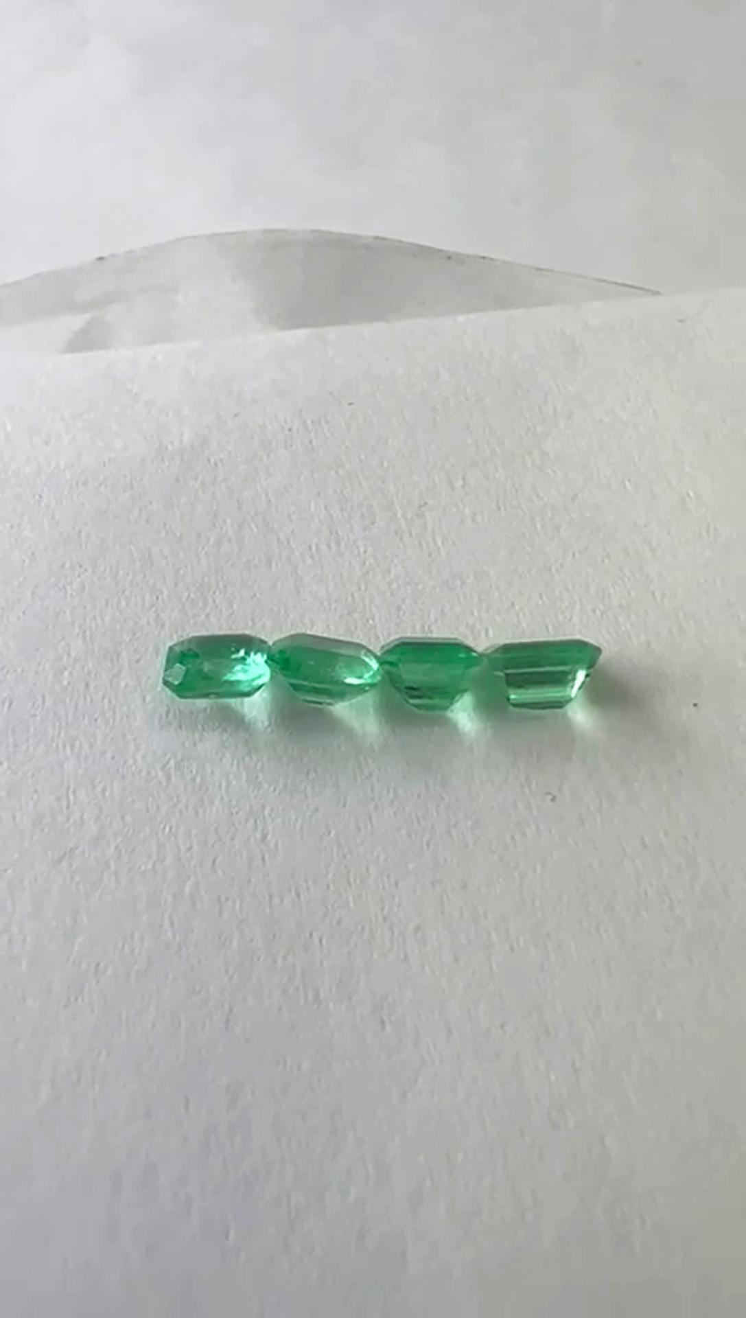 2.41 Ct. Colombian Emerald Set 