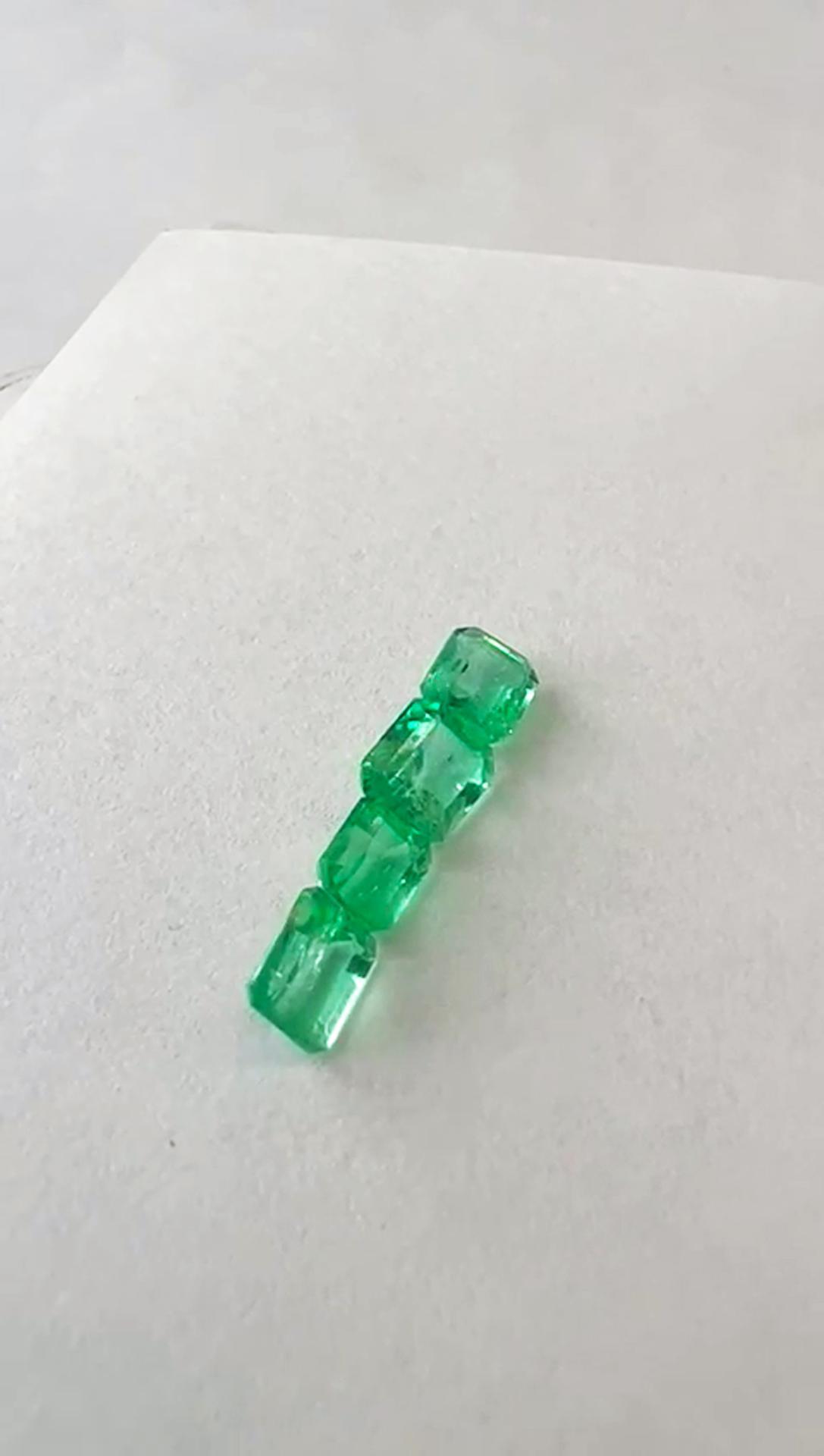2.41 Ct. Colombian Emerald Set 