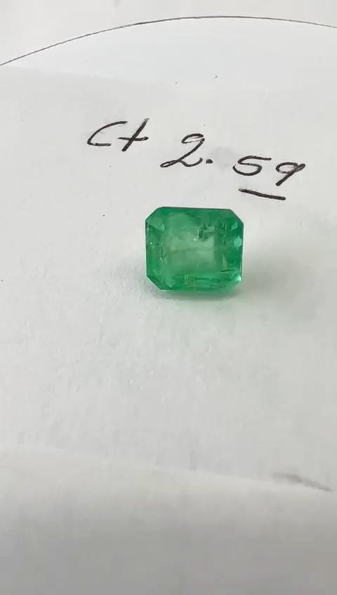 2.59 Ct. Colombian Emerald