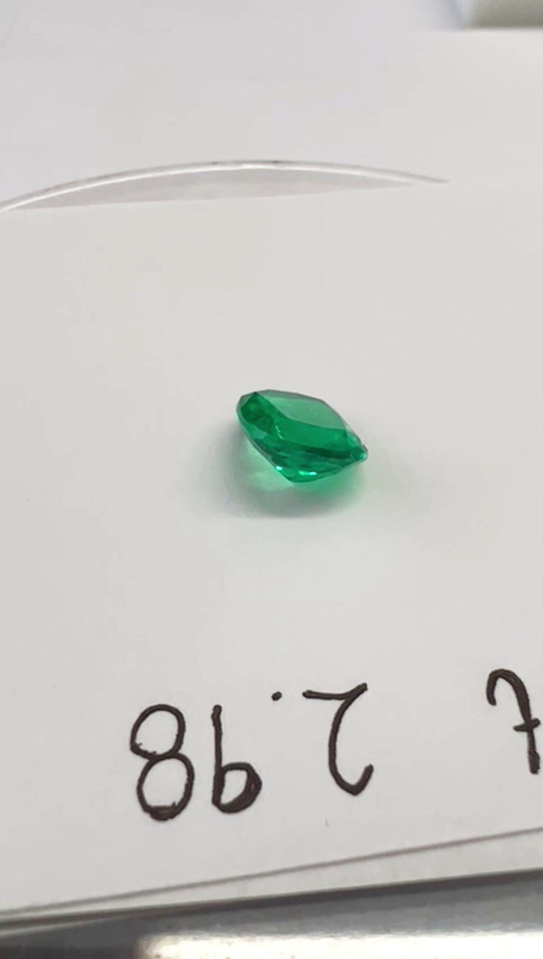 2.98 Ct. Colombian Emerald (Exceptional) 