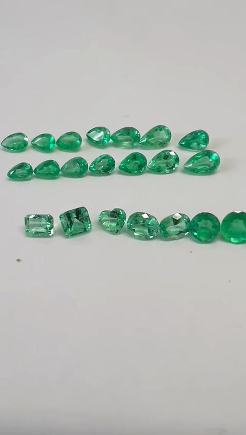 12.6 Ct. Colombian Emerald Lot