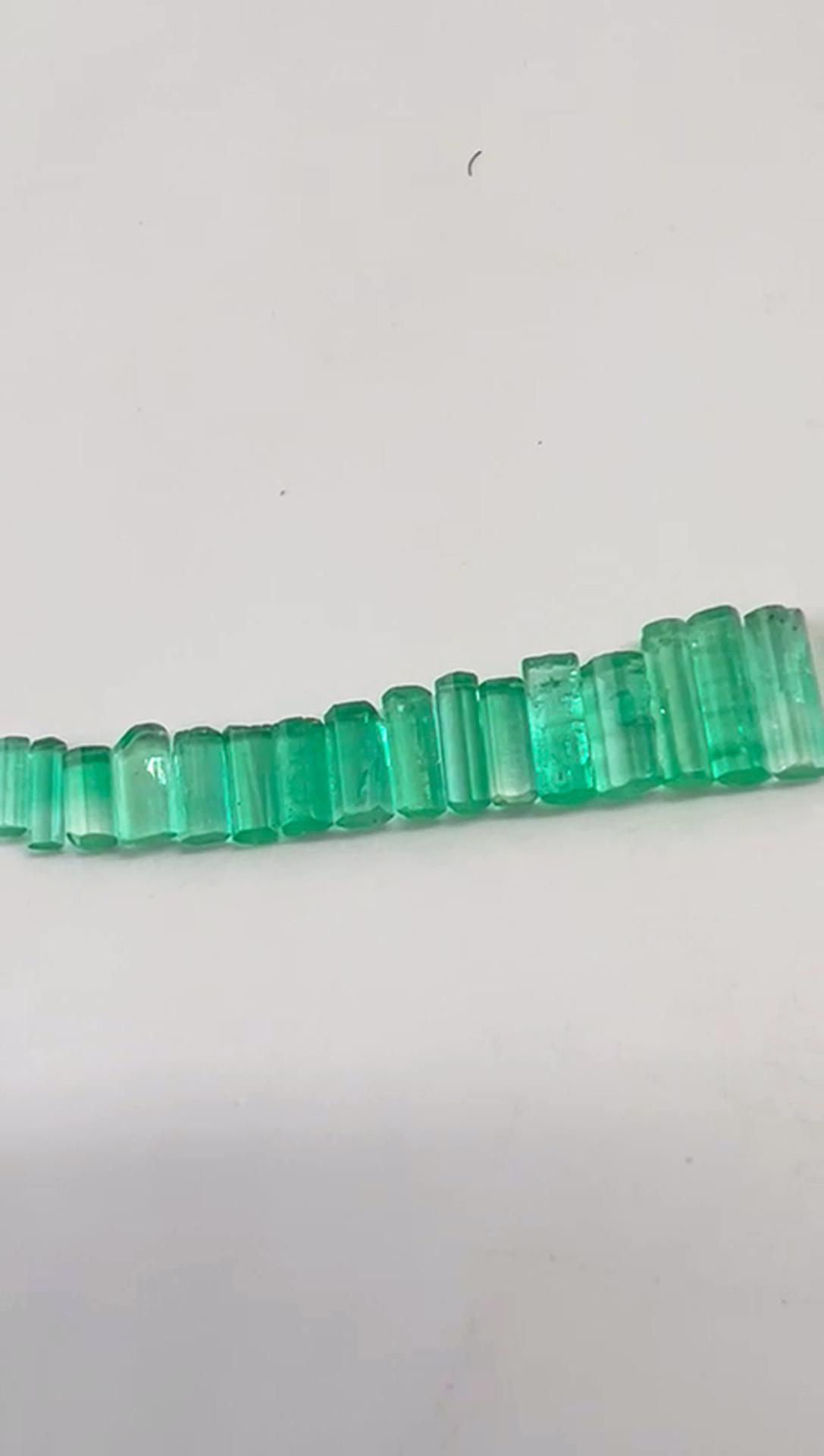 29ct  Rough Colombian Emerald Lot 