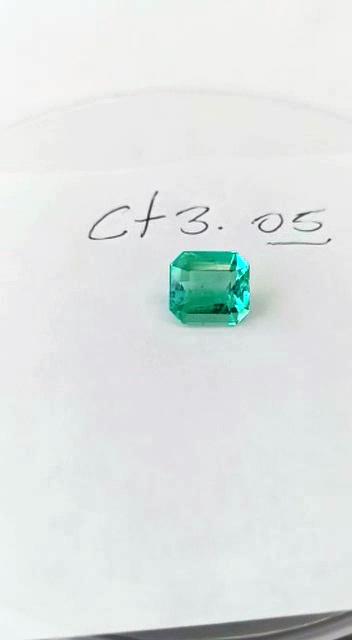 3.05 Emerald Cut Colombian Emerald 