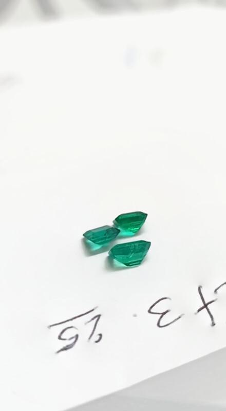 3.25 Colombian Emerald Set