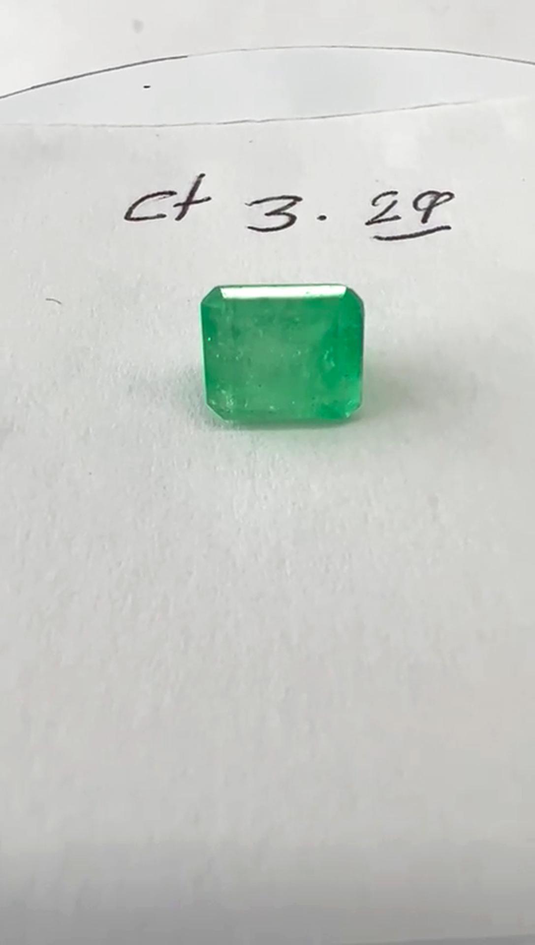 3.29 Ct. Colombian Emerald 