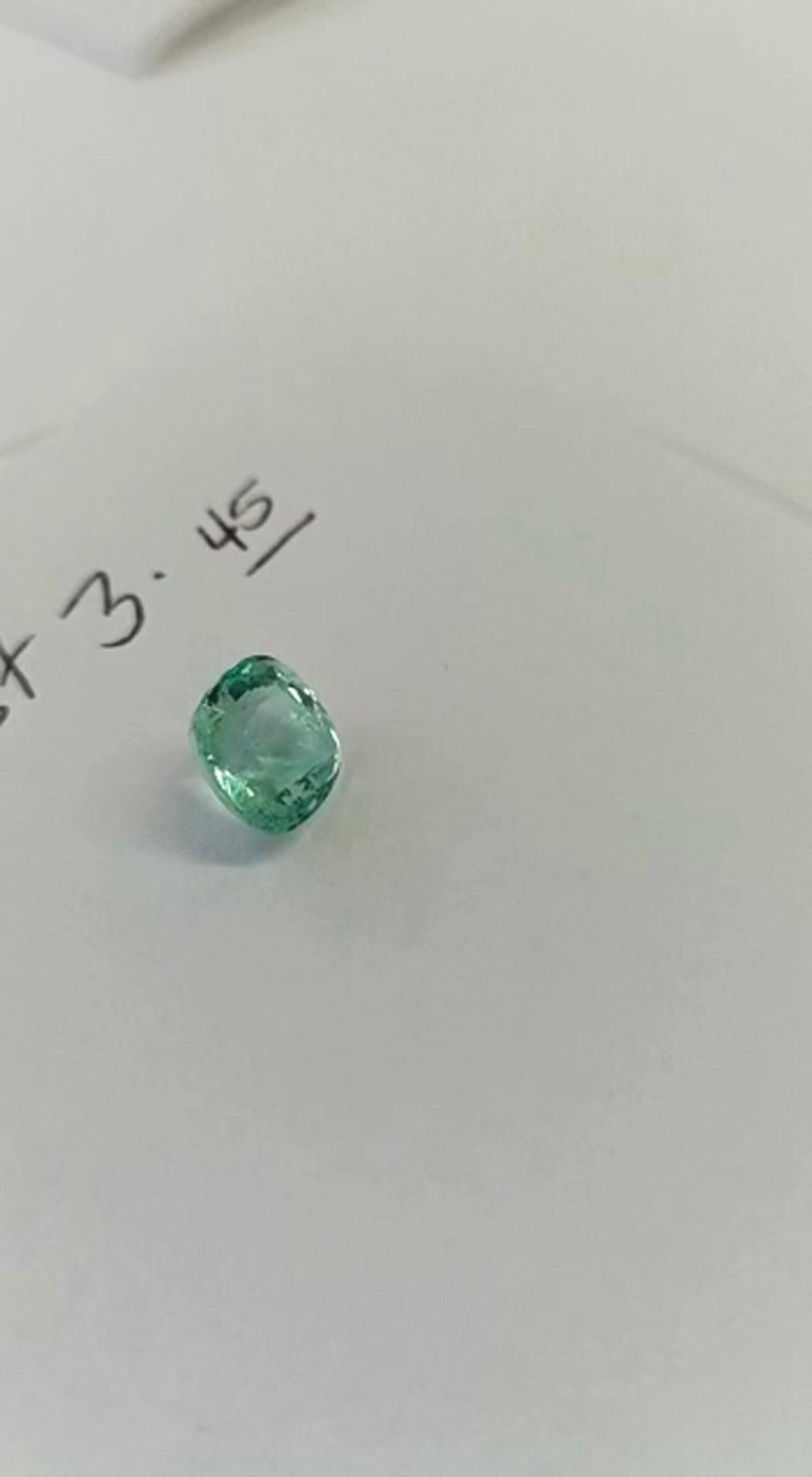3.45ct Colombian Emerald ( Untreated ) 