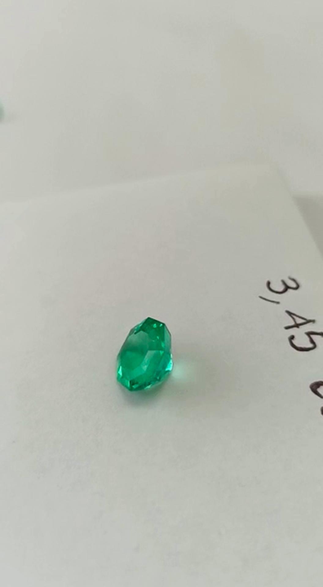 3.45ct  Colombian Emerald (Octagon Cut)