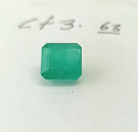 3.63ct Colombian Emerald  ( Emerald Cut) 