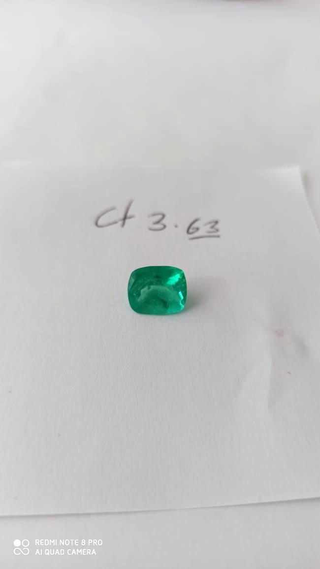 3.63ct  Colombian Emerald