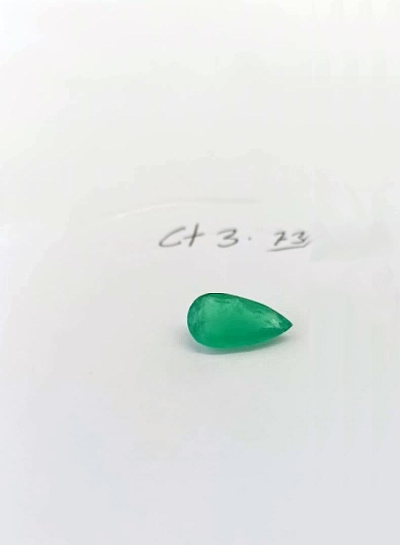 3.73ct Colombian Emerald