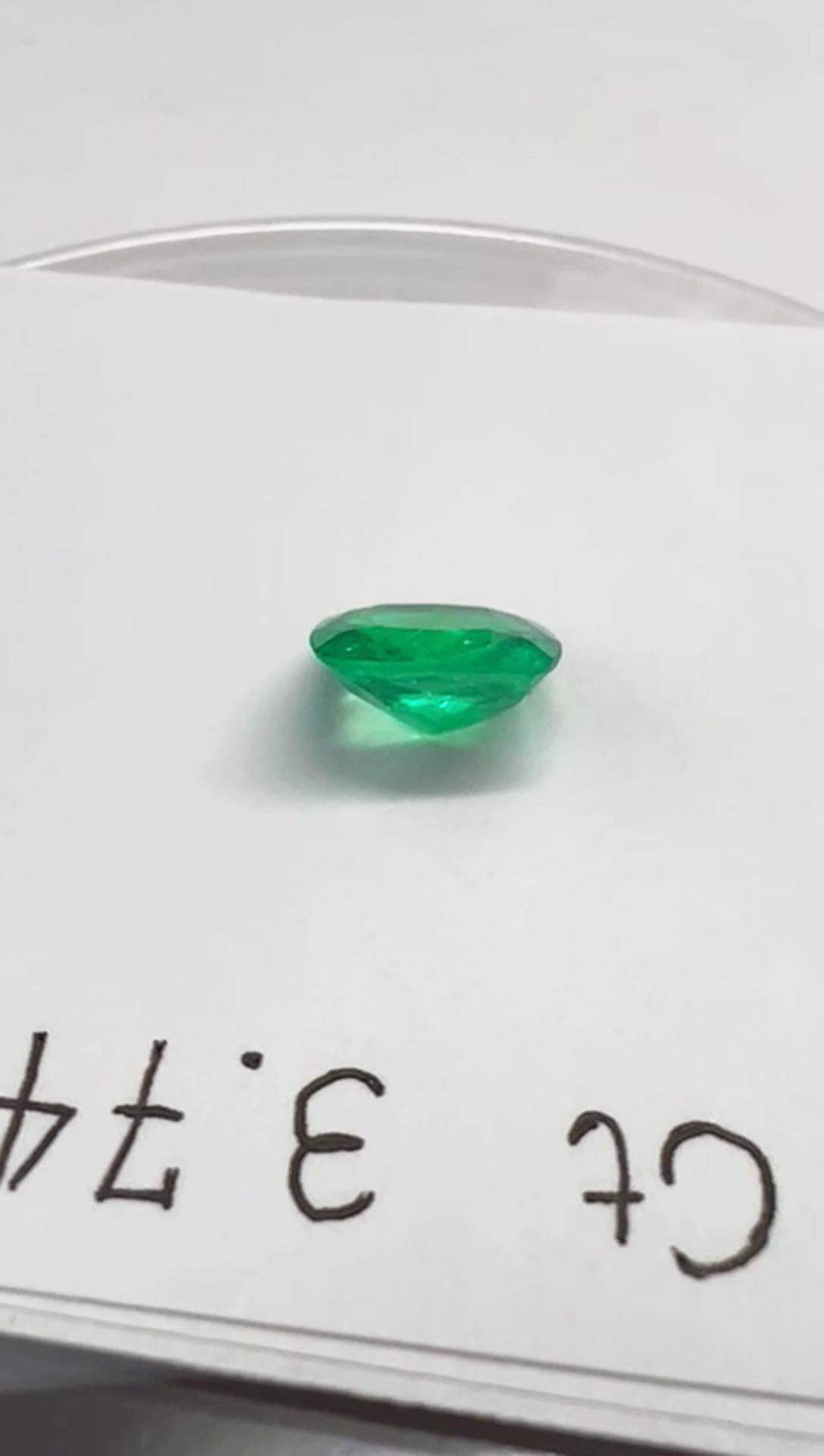 3.74ct Colombian Emerald  ( Exceptional) 